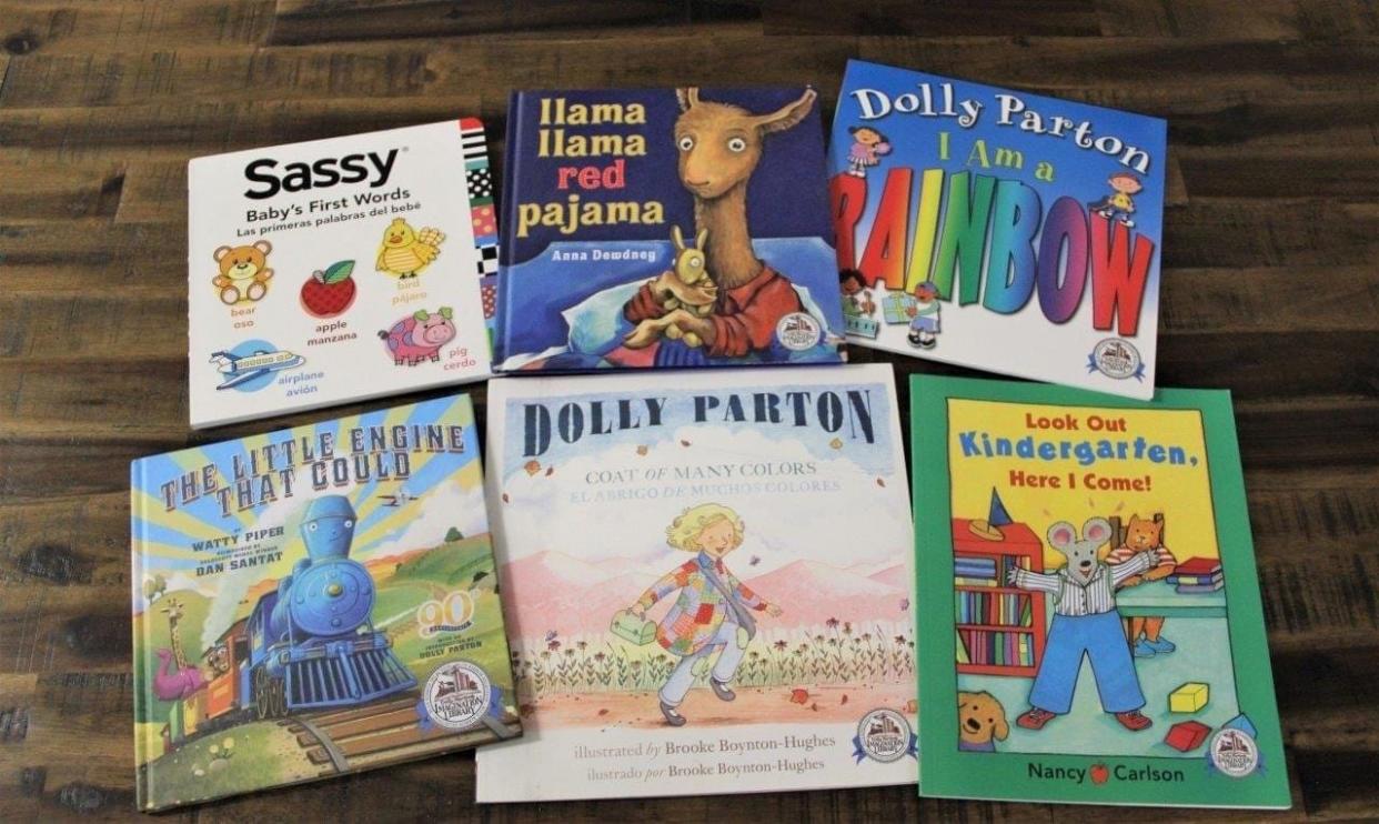 Through Dolly Parton's Imagination Library, kids can receive a free book each month from birth to 5 years old.