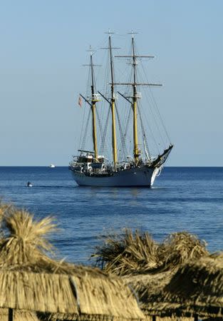 Montenegrin naval training ship "Jadran" in Budva, Montenegro July 9, 2007. Picture taken July 9, 2007. REUTERS/Stevo Vasiljevic/Files