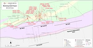 Montclerg Gold Project Plan View Map