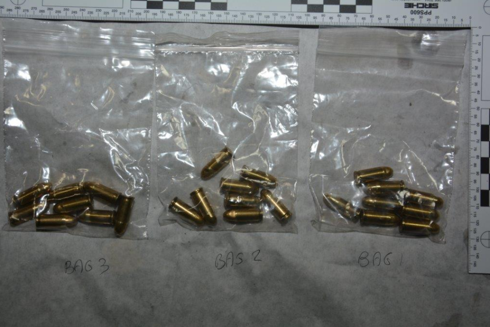 A quantity of ammunition was recovered from the East Sussex warehouse (NCA)