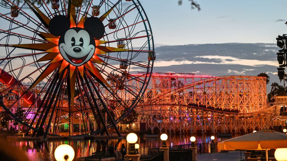 The Pixar-Pal-Around, which sports some swinging carriages, and the Incredicoaster are staples at California Adventure. Off-peak prices have only increased slightly, but other prices have seen bigger leaps. - Jeff Gritchen/MediaNews Group/Orange County Register/Getty Images