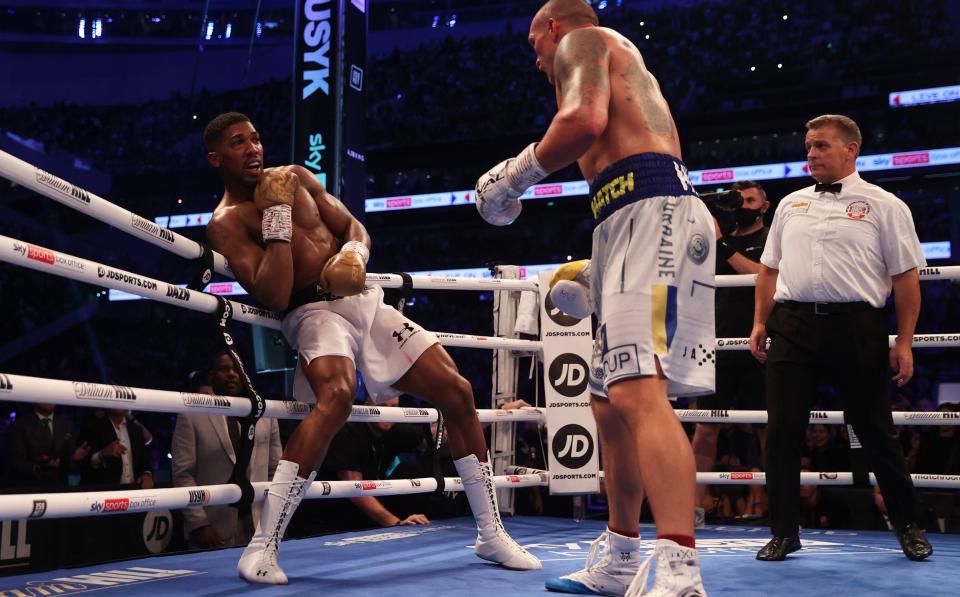 Anthony Joshua vs Oleksandr Usyk 2 fight rematch when date fight where start time what TV channel odds how to watch live - GETTY IMAGES