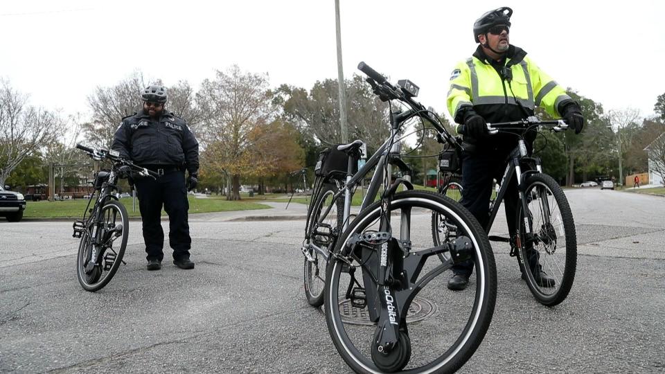 The new Savannah Police Bike unit has a combination of bikes that are both motor assisted and those that are not.