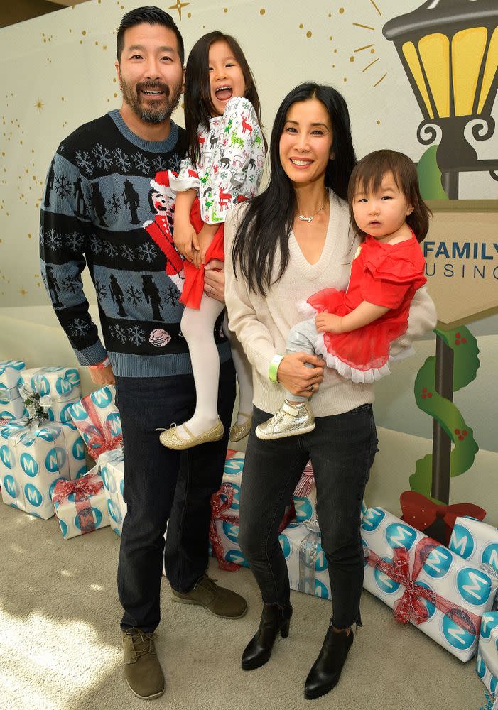 Lisa Ling and family