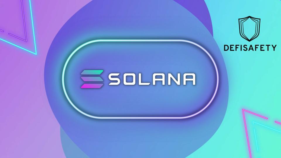 DeFiSafety: Solana en el quinto lugar de riesgo técnico