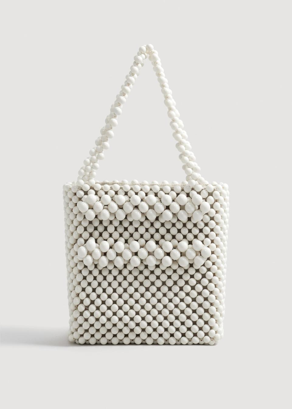 Mango Beaded Shopper Bag, £59.99