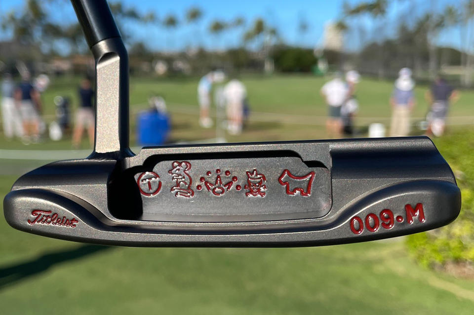 El putter Scotty Cameron de Cameron Smith