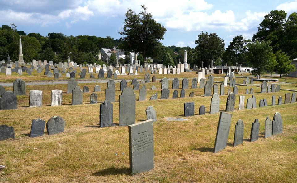 As a municipal cemetery, North Burial Ground is open to all, with governors, mayors and figures from the Revolutionary and Civil wars buried alongside immigrants, enslaved people and the poor.