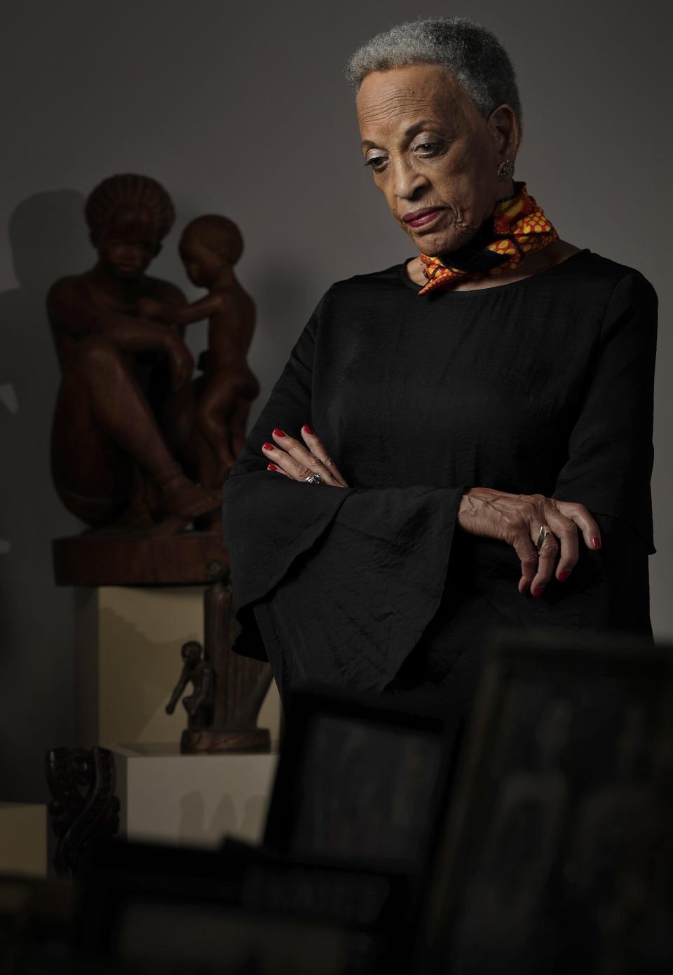 Johnnetta Betsch Cole, photographed on Sept. 1 in her American Beach home, is being honored with the 2022 ATHENA International Global Award.