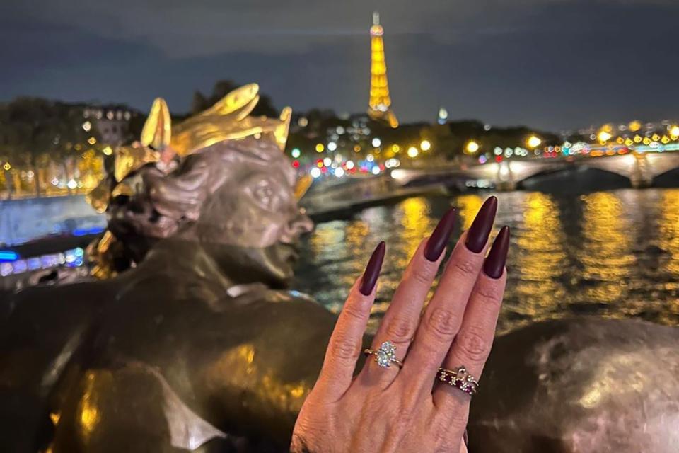 Vanessa Hudgens Shows Off Engagement Ring from Fiancé Cole Tucker: 'We Couldn't Be Happier' https://www.instagram.com/p/CodYd56vbn1/?igshid=YmMyMTA2M2Y%3D