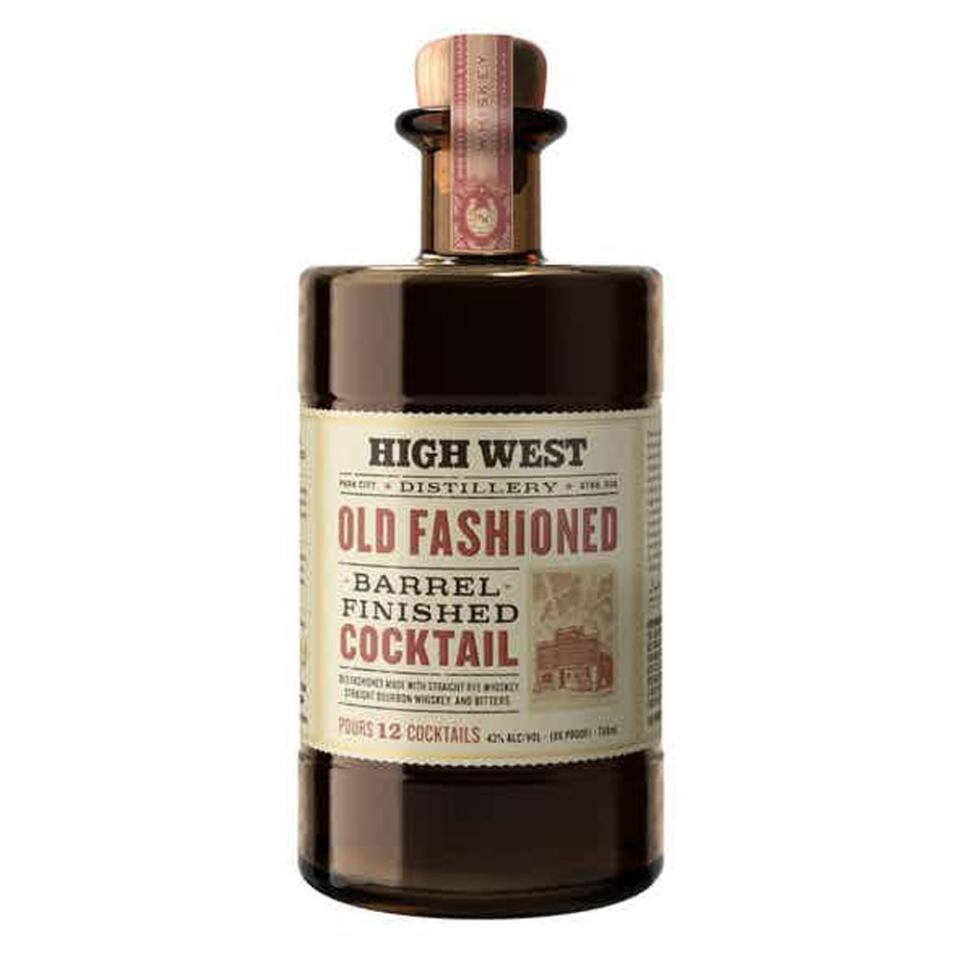 High West Old Fashioned Whiskey Barrel Finished Cocktail