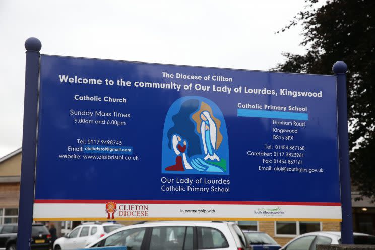 The Our Lady of Lourdes Catholic Primary School, Bristol (SWNS)