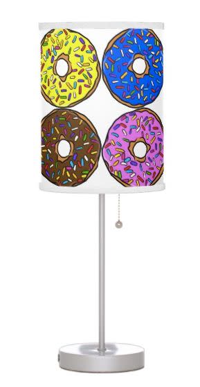 Buy&nbsp;Food Gallery's 'Donuts with sprinkles' table lamp
