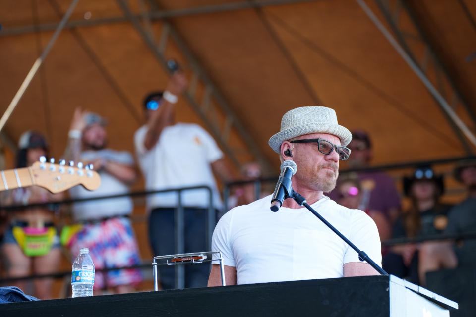 Phil Vassar performs at the piano on Day 2 of the Country Thunder Music Festival on April 8, 2022, in Florence, Ariz.