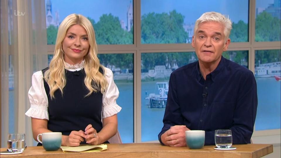 holly willougby and phillip schofield, this morning