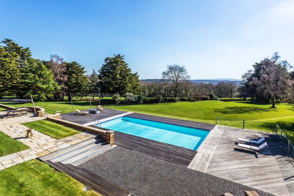 Wilder's house has an outdoor pool with views over the South Downs (House.Partnership)