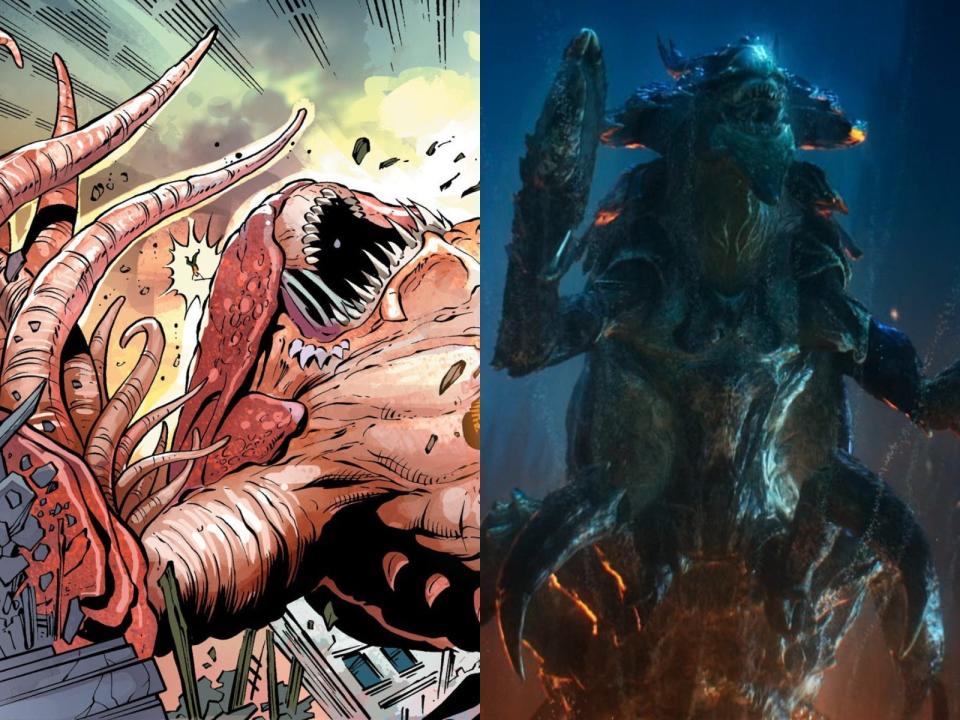 aquaman monster movies and comics