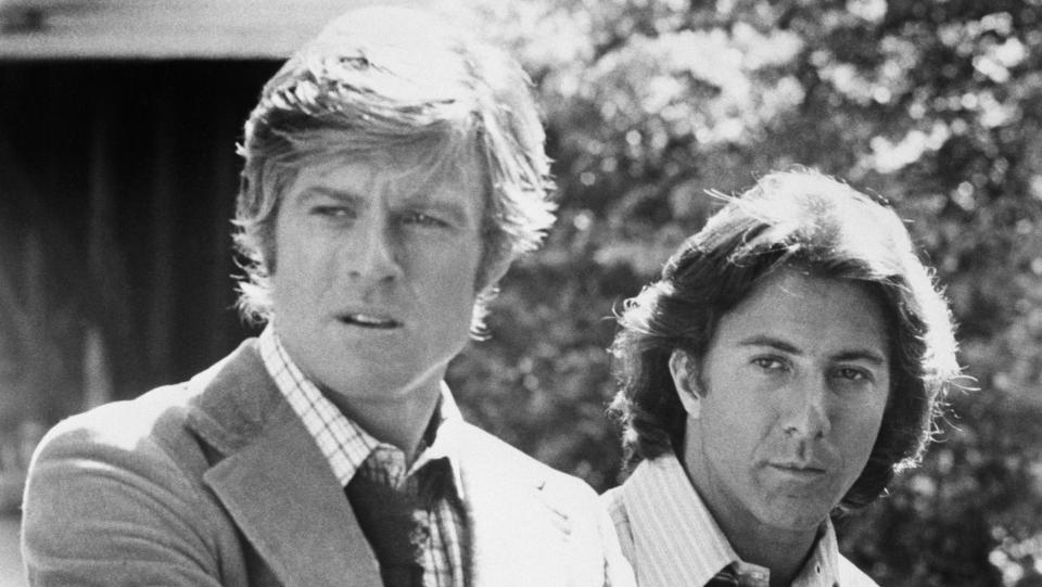 Robert Redford and Dustin Hoffman in All the President's Men