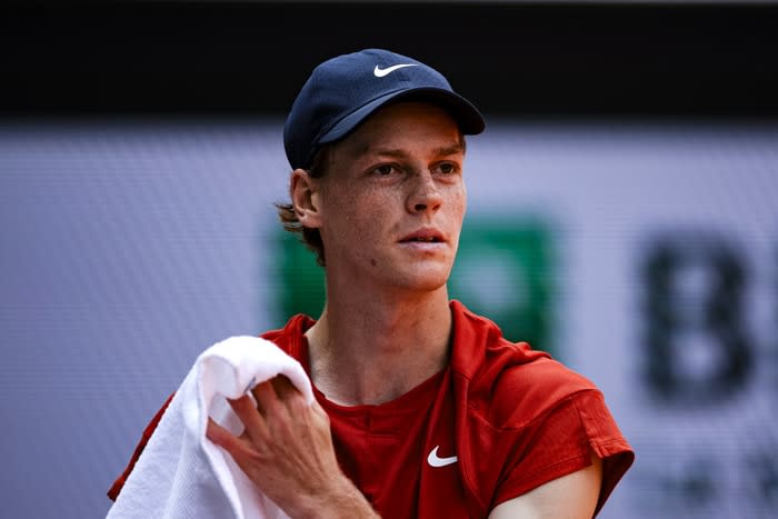 Jannik Sinner en Roland Garros