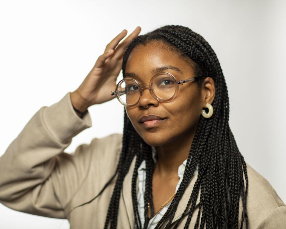 Courtney Faye Taylor at the Los Angeles Times Festival of Books Portrait studio.