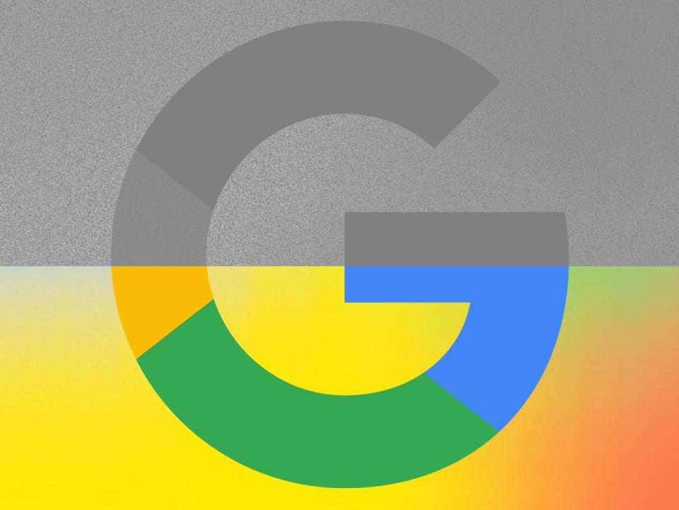 Google turning gray