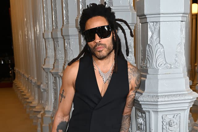 <p>Michael Kovac/Getty</p> Lenny Kravitz