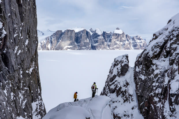 Cody Townsend looks over the dramatic landscape of Baffin Island in 'The Polar <p>Bjarne Salén/The Fifty Project</p>