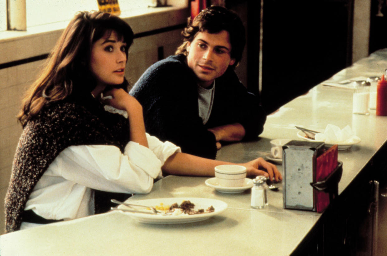 Demi Moore and Rob Lowe star in 'About Last Night,' which is celebrating its 35th anniversary this year. (Photo: Columbia/Tristar/Courtesy Everett Collection)