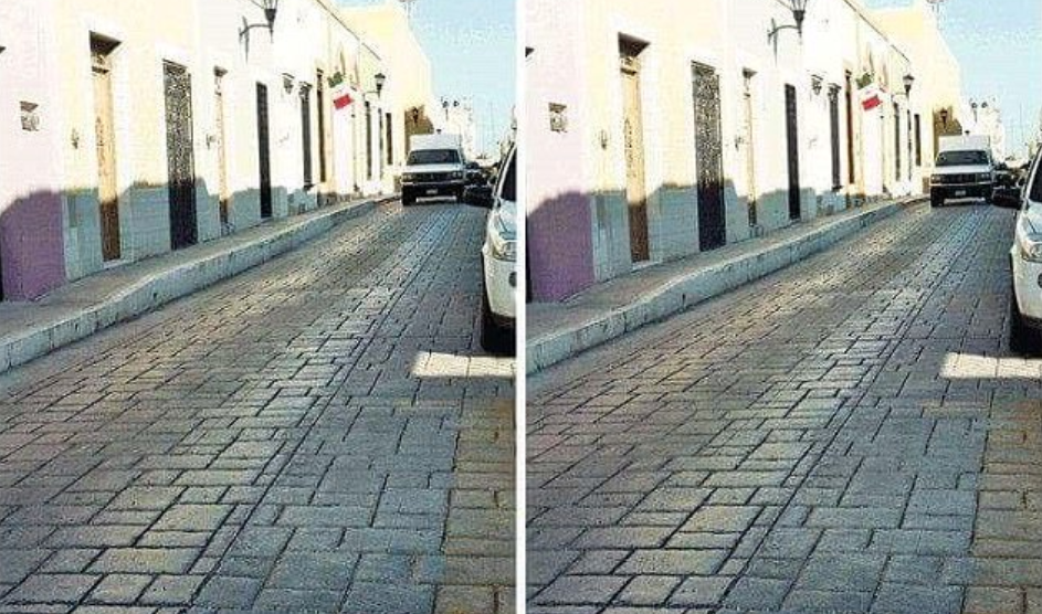 Imgur Straße optische Täuschung Diese beiden Bilder sind exakt gleich. Bild: Imgur