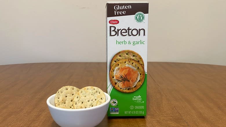 Breton gluten-free crackers