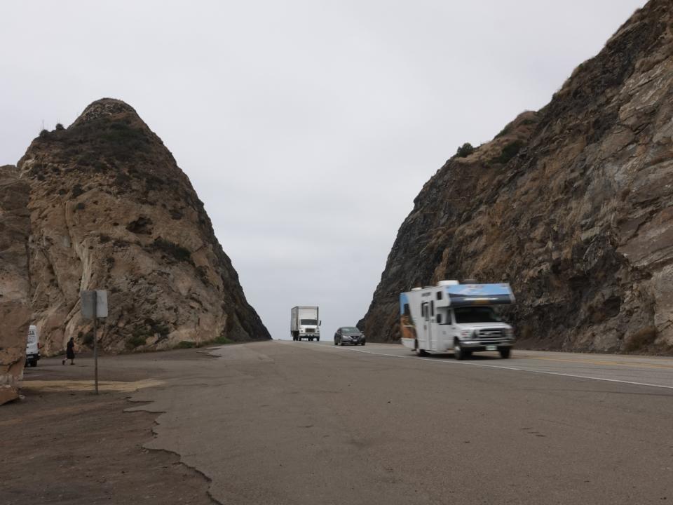 "Move Over Darling," a 1963 romantic comedy starring Doris Day, opens with a drive on Pacific Coast Highway past Mugu Rock, shown in a file photo.