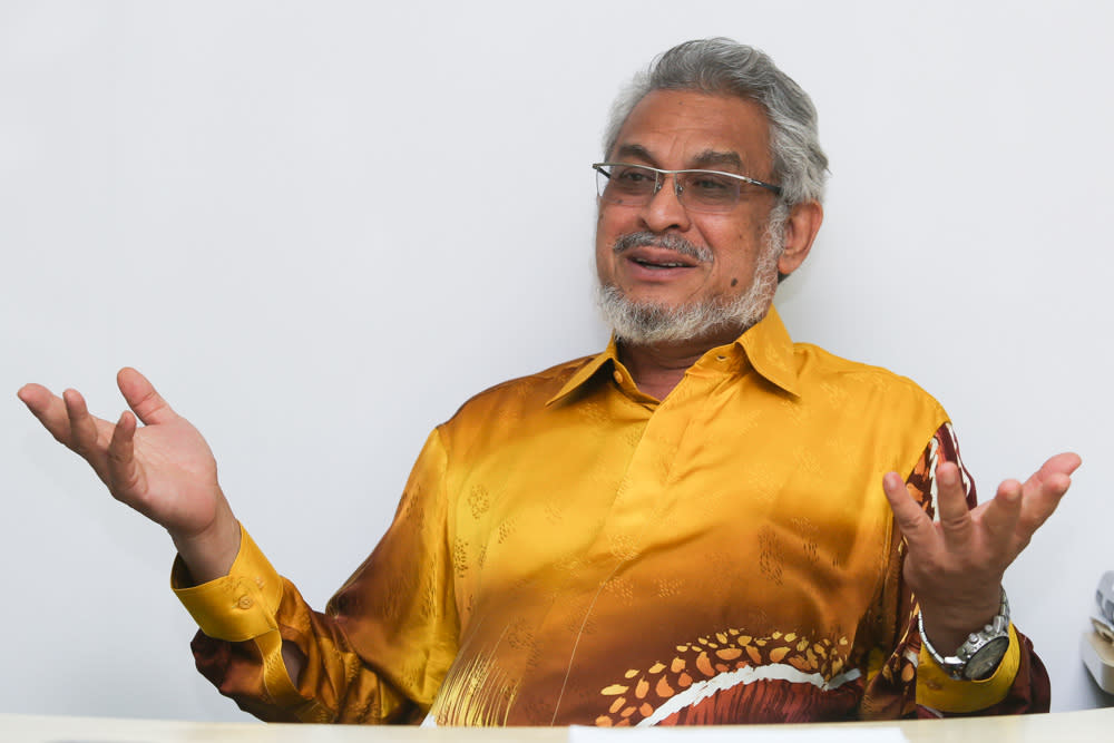 Shah Alam MP Khalid Abdul Samad speaks to Malay Mail during an interview. — Picture by Choo Choy May