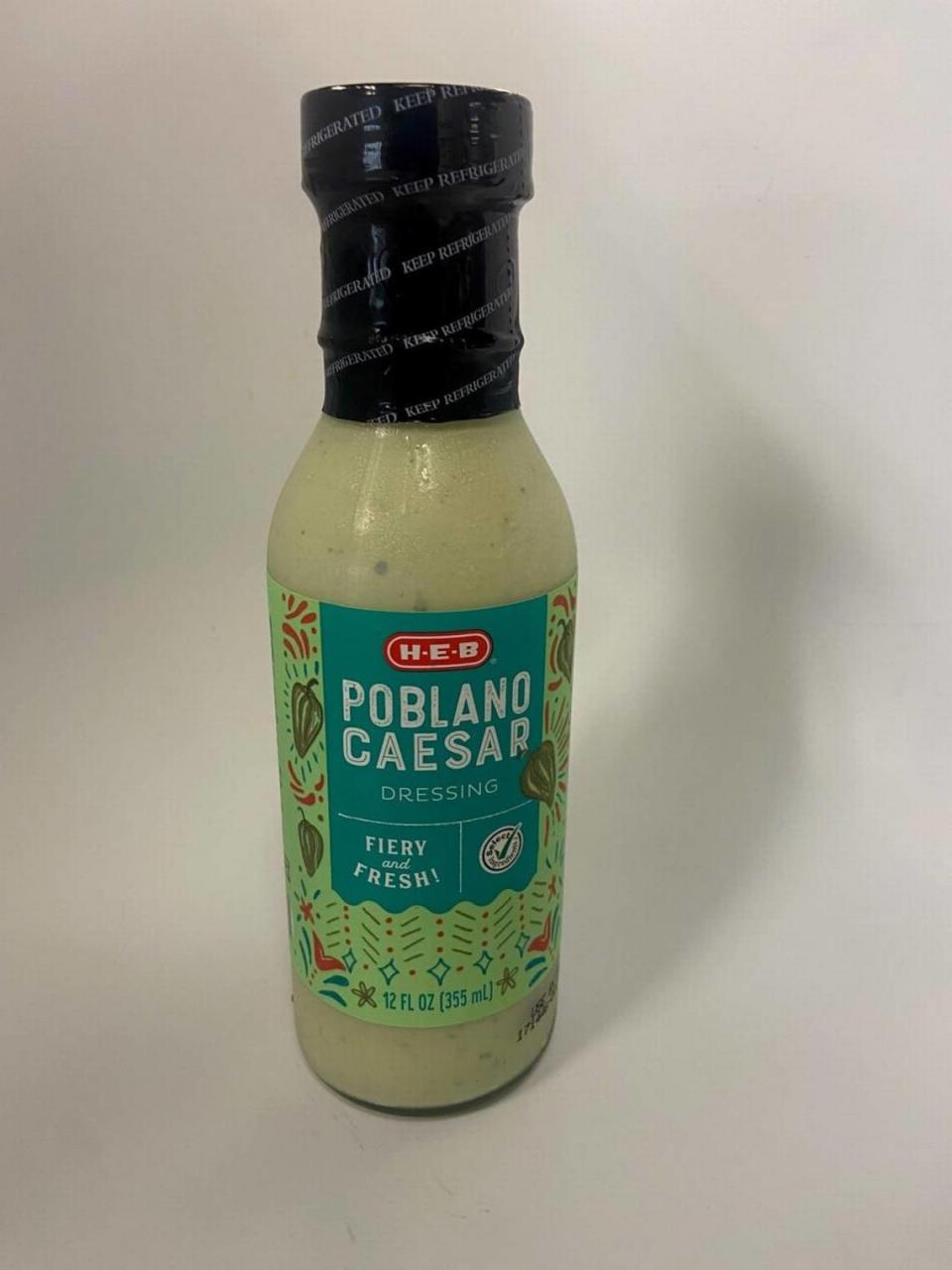 H-E-B Poblano Caesar Dressing. FDA