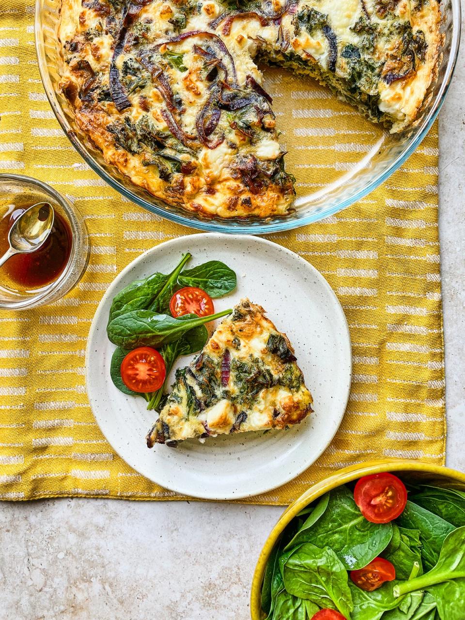The kale crustless quiche can be made ahead and goes down a storm at picnics (Discover Great Veg)