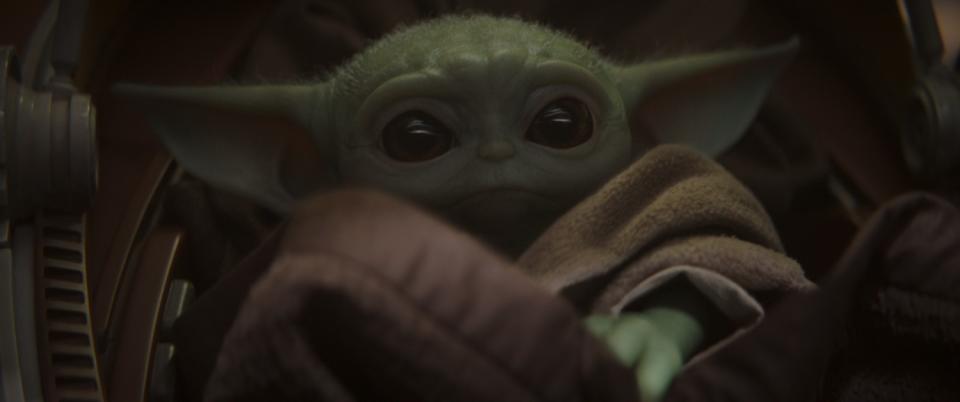 Baby Yoda in "The Mandalorian"