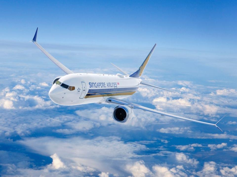 Singapore Airlines Boeing 737-8 aircraft