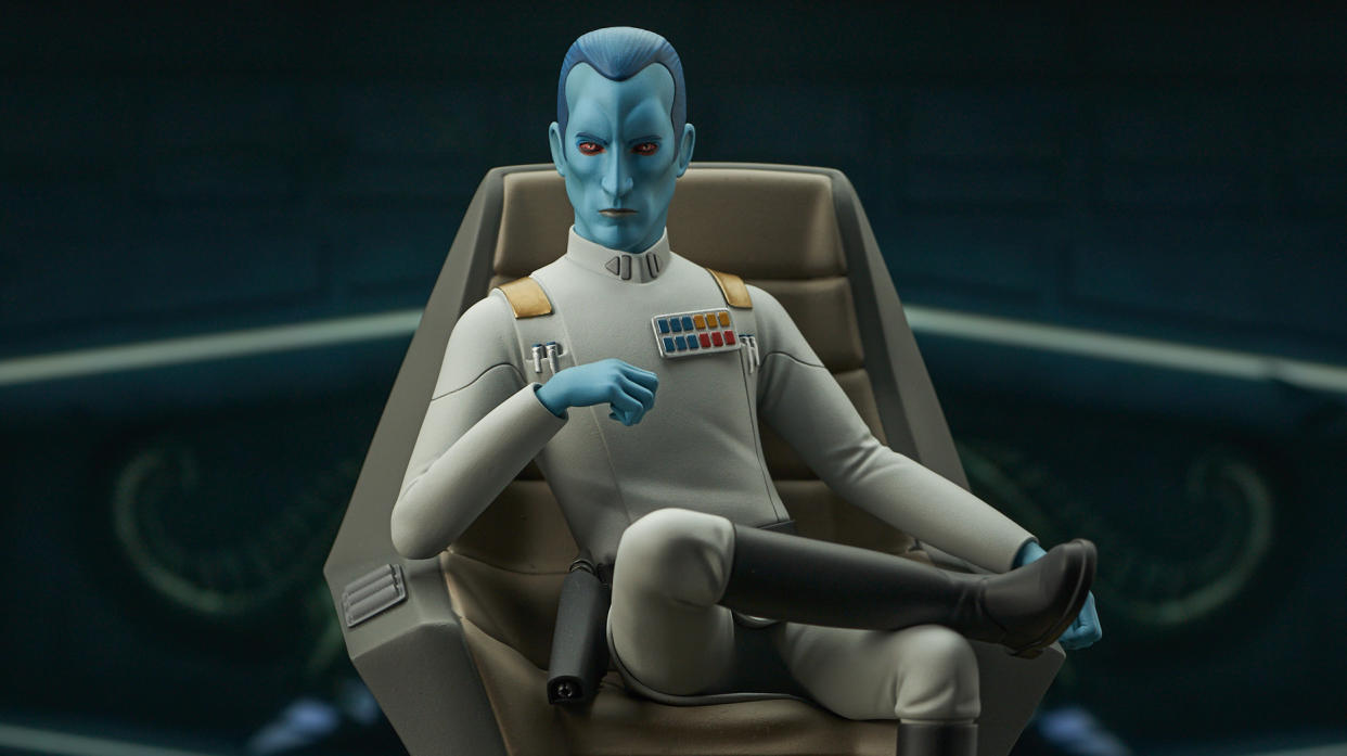 Star Wars Rebels Thrawn on Throne Premier Collection 1/7 Scale Statue (Photo: Courtesy Gentle Giant LTD)