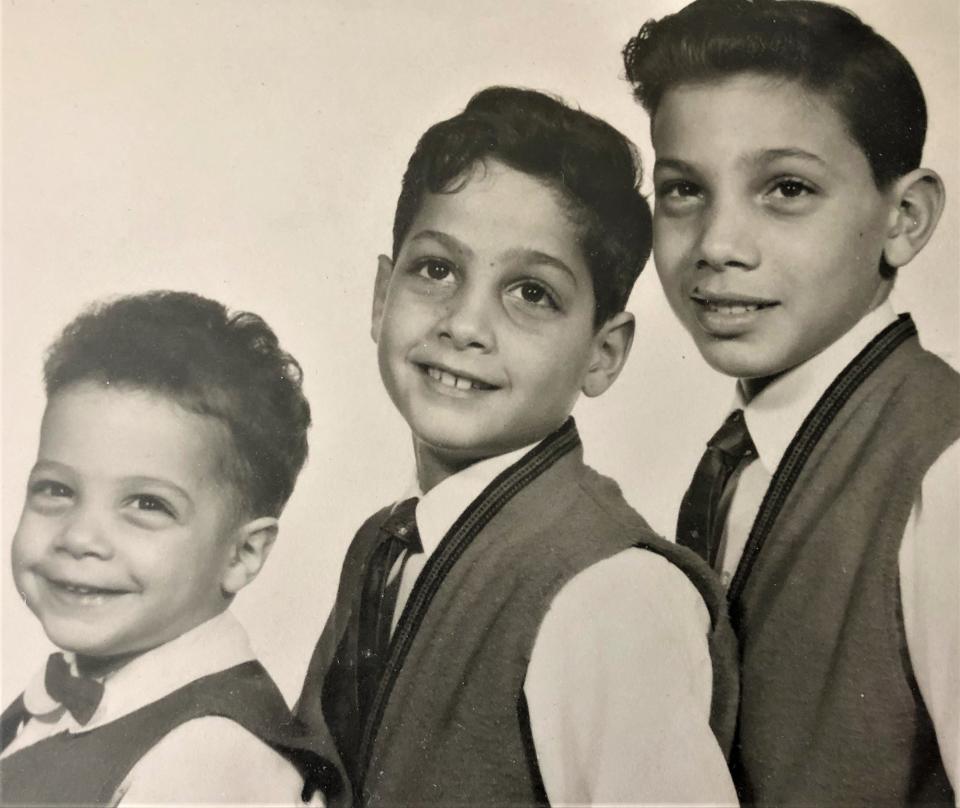 From left, Paul, Charlie and Frank Santoro circa 1959.