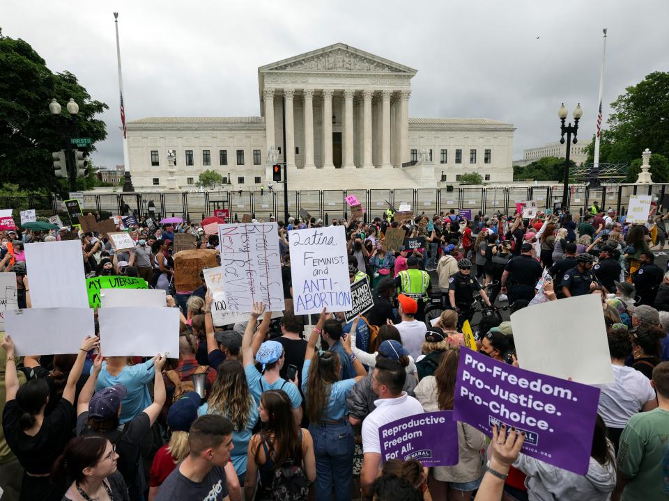 Abortion protest Supreme Court