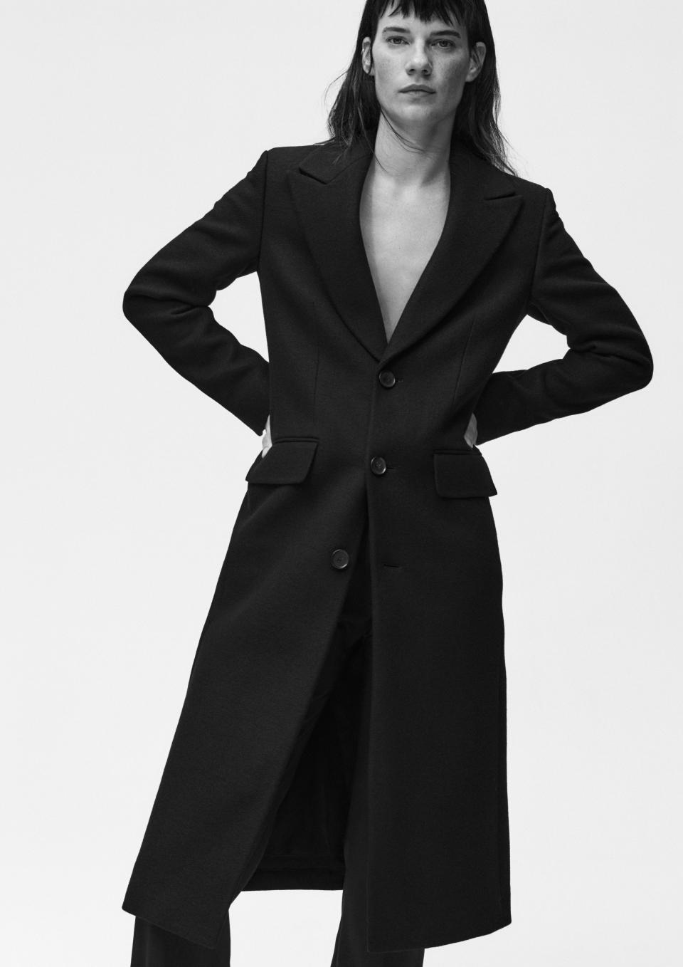 A tailored coat from the Filippa K 1993 Capsule Collection.