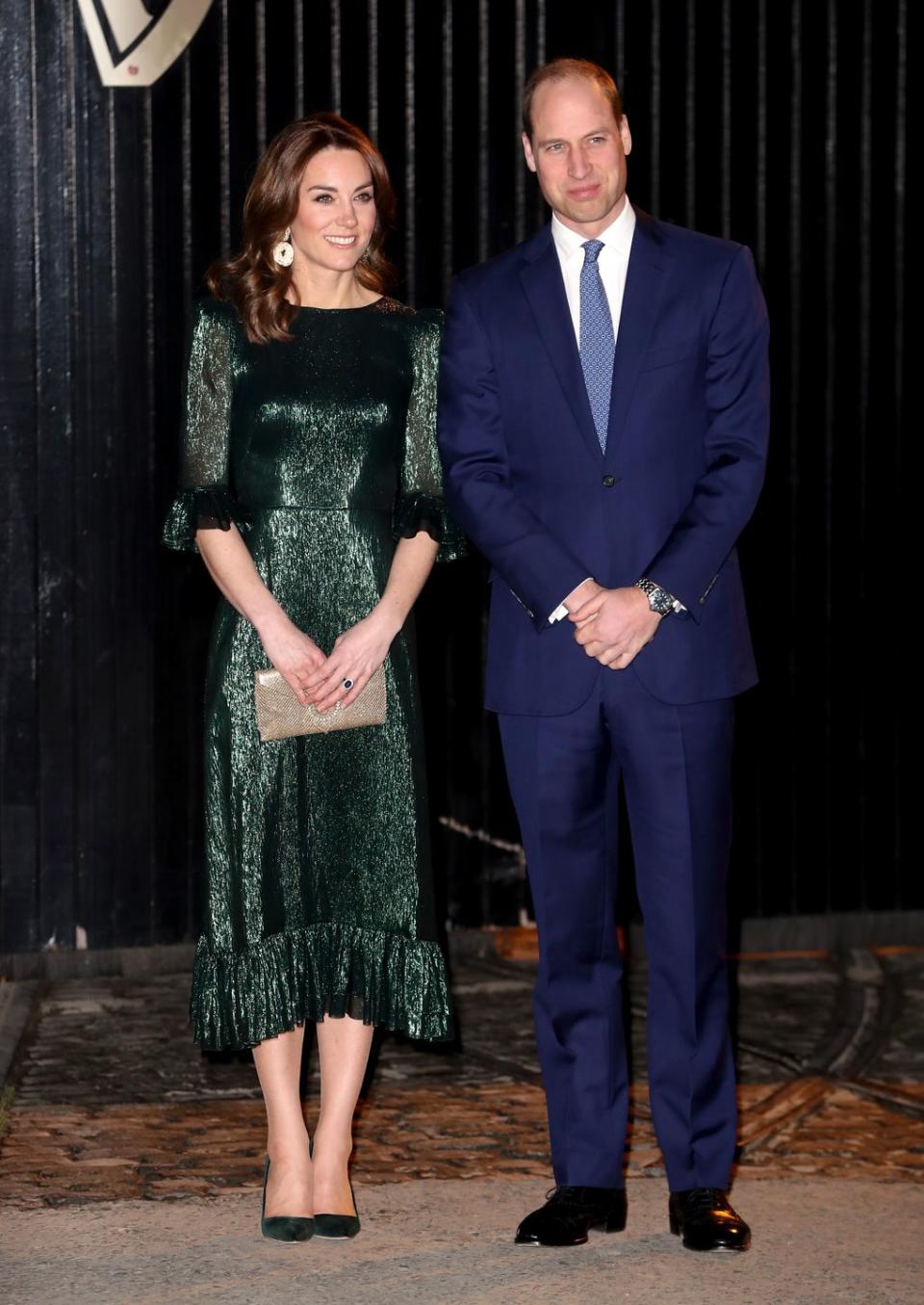 <p>The duchess stepped out in emerald ensemble by The Vampire's Wife while visiting the Guinness Storehouse with Prince William in Dublin, Ireland. </p>