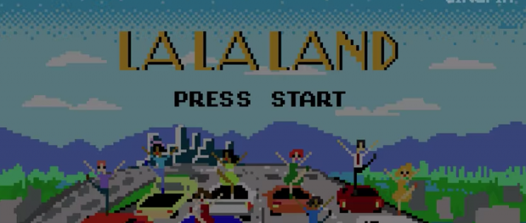 ‘La La Land’ 8-bit spoof title screen (Cinefix)