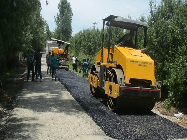 Roads under construction in J-K (Photo/ANI)