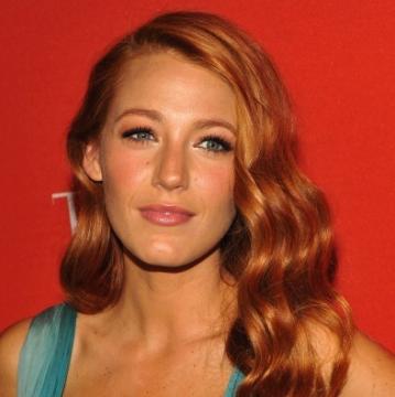 Blake Lively goes strawberry blonde. Getty Images