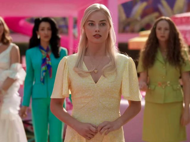 Margot Robbie's yellow dress in 'Barbie' has a subtle ...