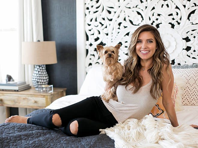 Audrina Patridge's Statement Headboard