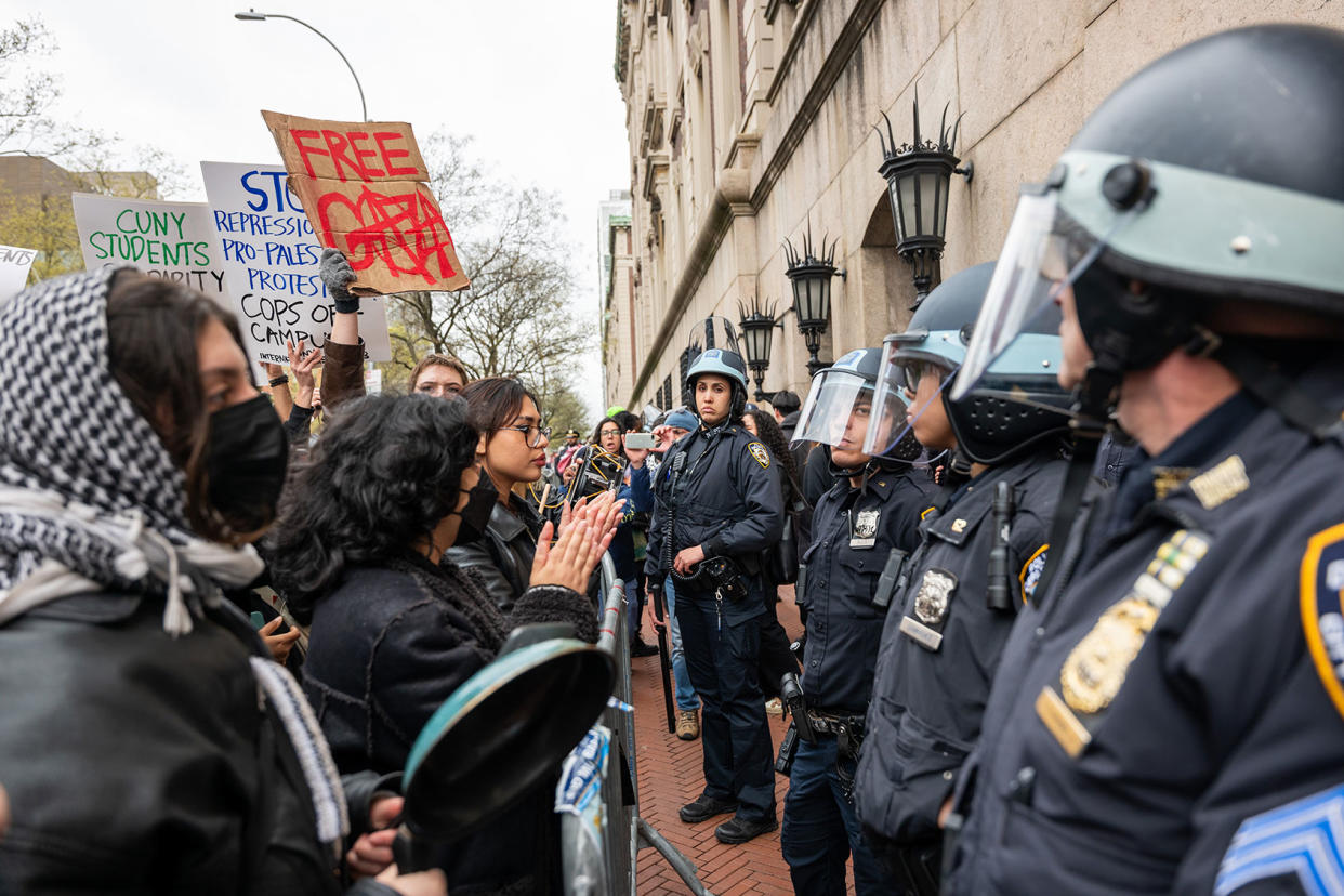 Pro-Palestinian Protests Continue At Columbia University Spencer Platt/Getty Images