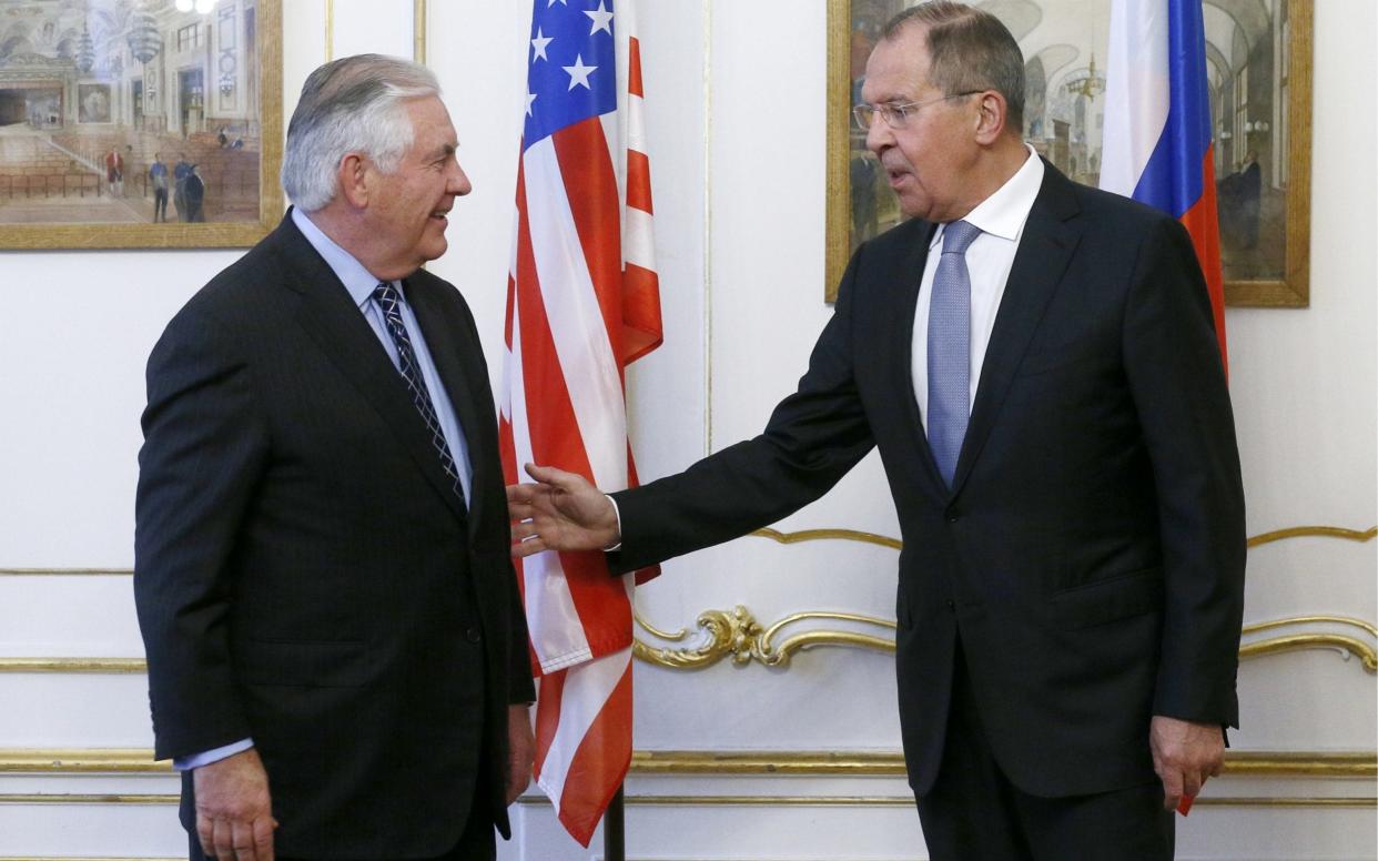 Sergei Lavrov, Russian foreign minister, meets Rex Tillerson, US secretary of state, in Vienna - TASS