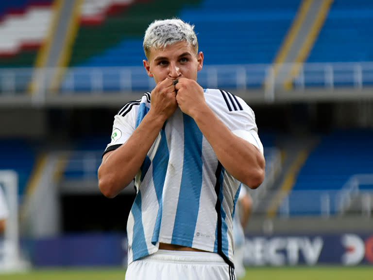 Gino Infantino marcó el único gol de la Argentina en la victoria sobre Perú y le dio aire al equipo albiceleste