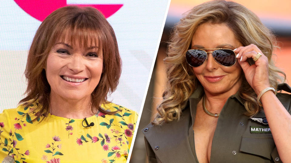 Lorraine Kelly and Carol Vorderman 